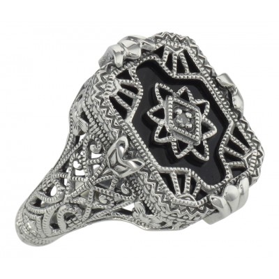 antique-victorian-style-black-onyx-diamond-filigree-ring-sterling-silver-400x400w
