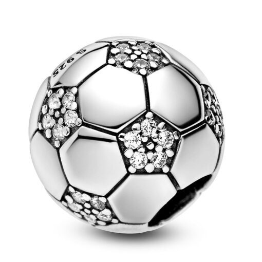 Sparkling Soccer Ball Charm