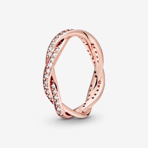 Rose Gold Twist of Fate Ring
