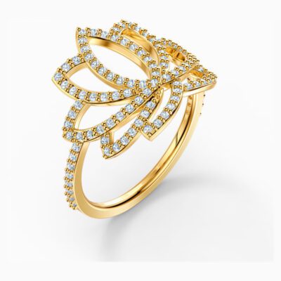 Lotus Gold Plated Ring