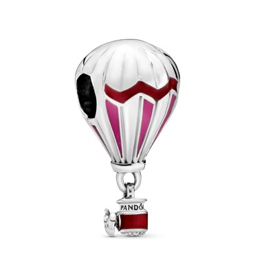 Red Hot Air Balloon Travel Charm