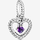 Heart Purple Crystal