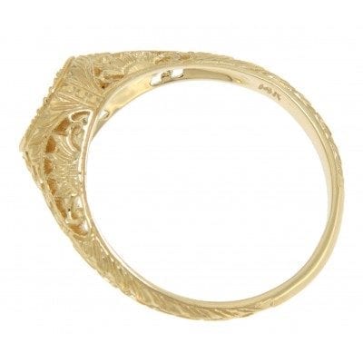 Yellow Gold Filigree Ring