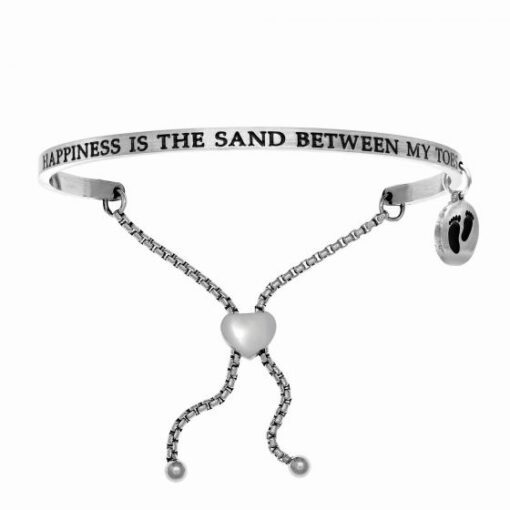 "Happiness Is The Sand Between My Toes" Bracelet