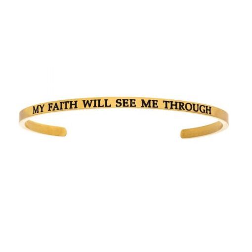 "My Faith Will See Me Through" Bracelet