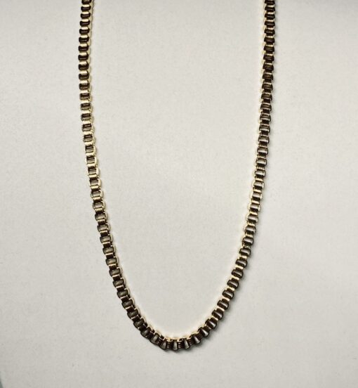 Stainless Steel Gold Plated Box Chain