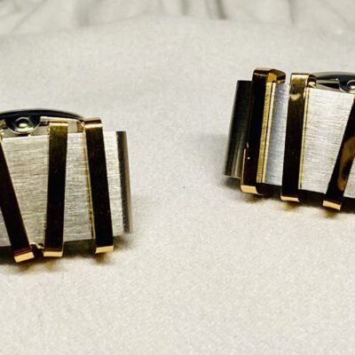 Two-tone Cuff Links