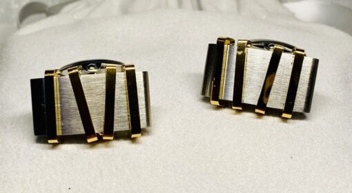 Two-tone Cuff Links