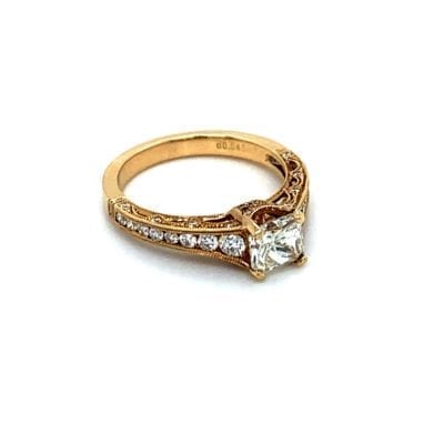 Yellow Gold Radiant Ring