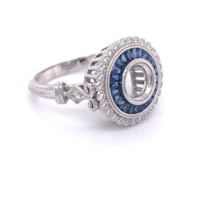 Diamond & Sapphire Ring
