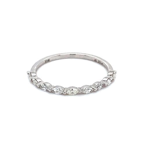 Diamond Marquise Stackable Band