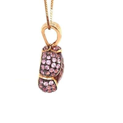 Amethyst and Pink Sapphire Pendant