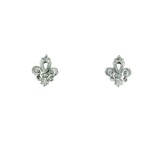 Sterling Silver (XXS) Hand-Engraved FDL Stud Earrings Sell for $99