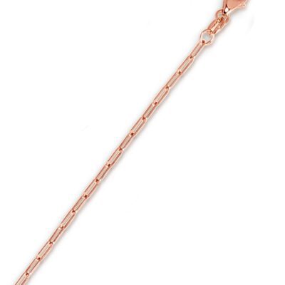 Paperclip Rose Gold Necklace