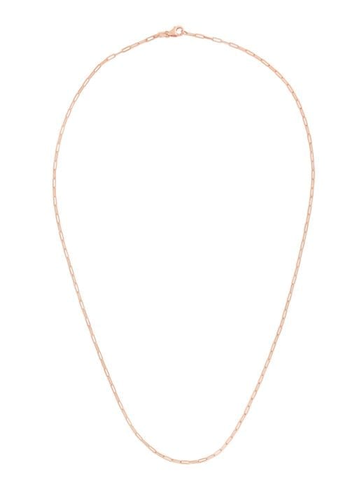 Paperclip Rose Gold Necklace
