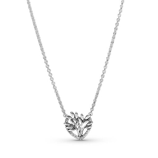 Heart Family Tree Collier Necklace