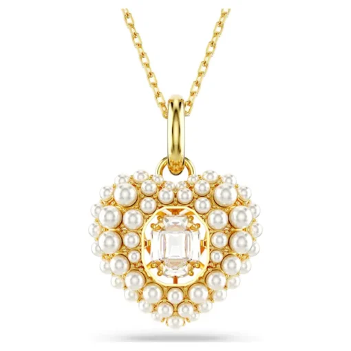 hyperbola-pendant--heart--white--gold-tone-plated-swarovski-5680399