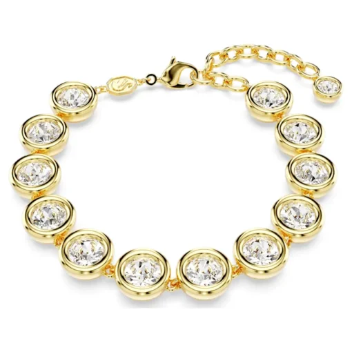 imber-bracelet--round-cut--white--gold-tone-plated-swarovski-5682586