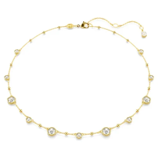 imber-necklace--round-cut--scattered-design--white--gold-tone-plated-swarovski-5680090