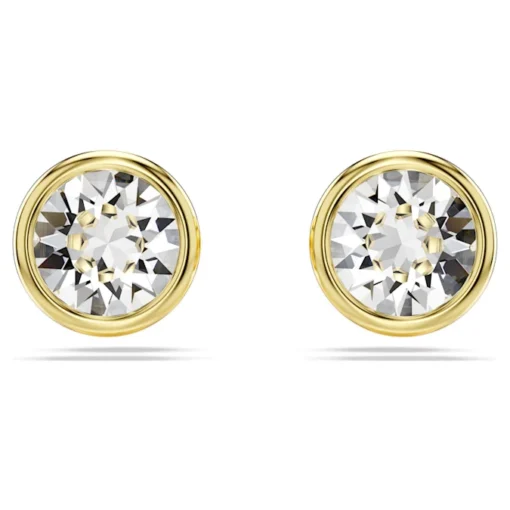 imber-stud-earrings--round-cut--white--gold-tone-plated-swarovski-5681552